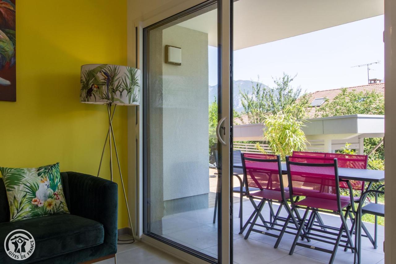 L'Appartement Jardin Avec Vue Montagnes Sévrier Exterior photo