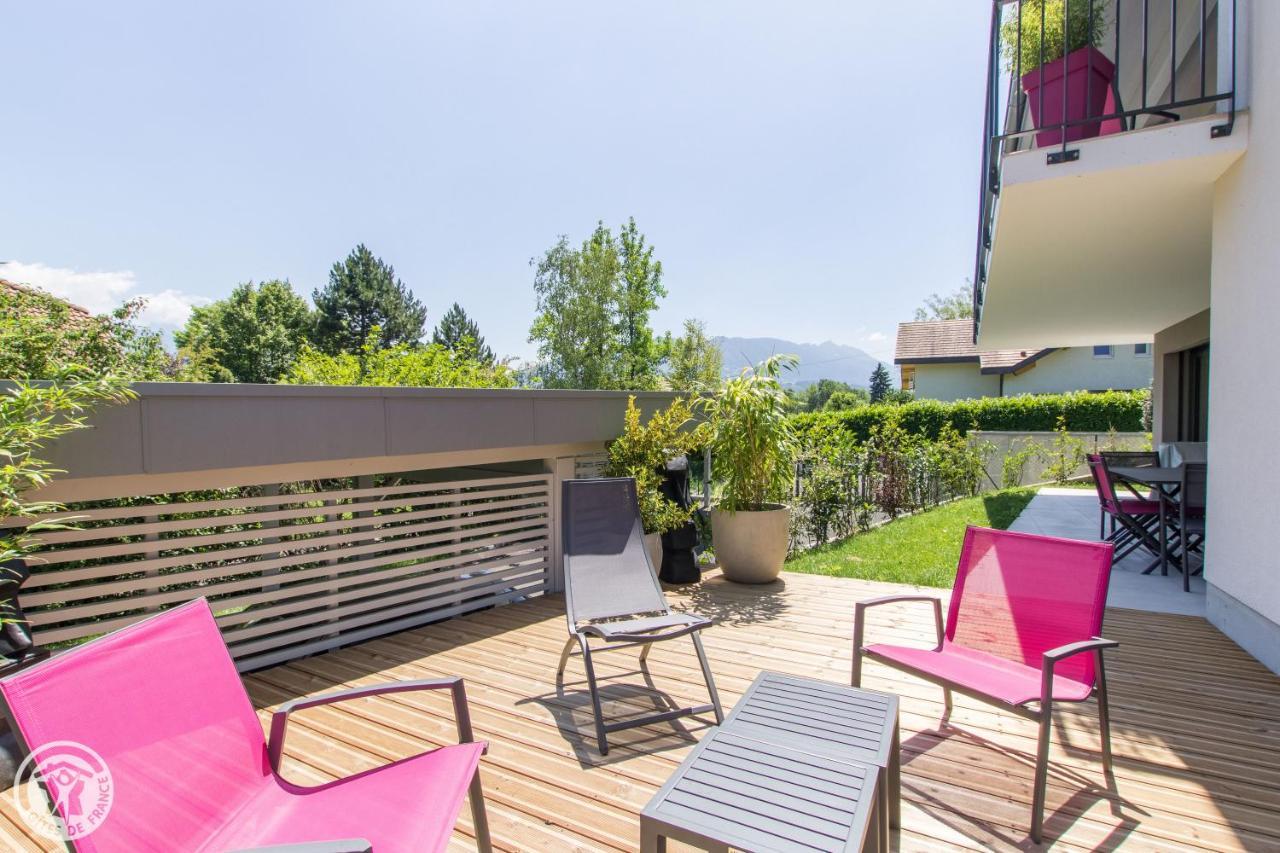 L'Appartement Jardin Avec Vue Montagnes Sévrier Exterior photo