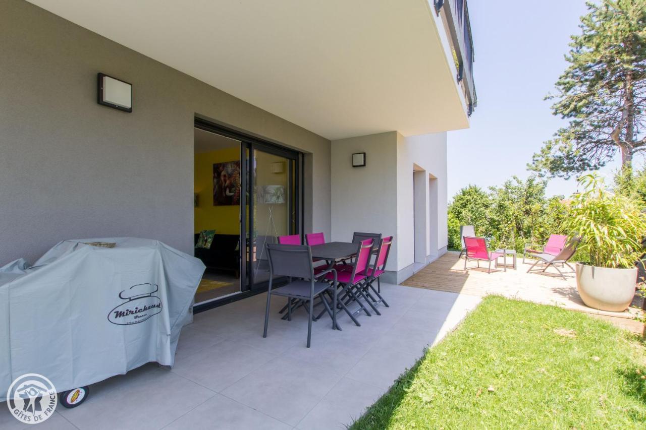 L'Appartement Jardin Avec Vue Montagnes Sévrier Exterior photo